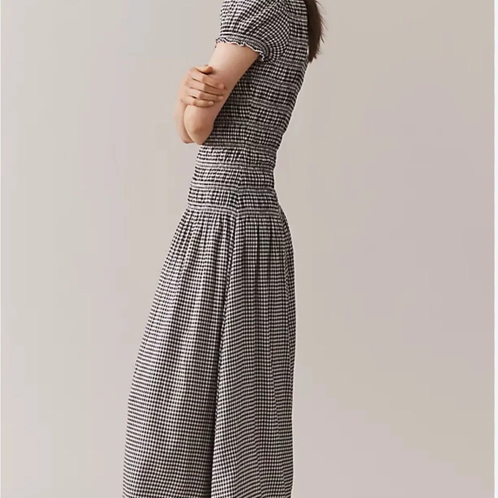 Reformation Kiria Puff-Sleeve Smocked A-Line Maxi Dress - Picture 2 of 5
